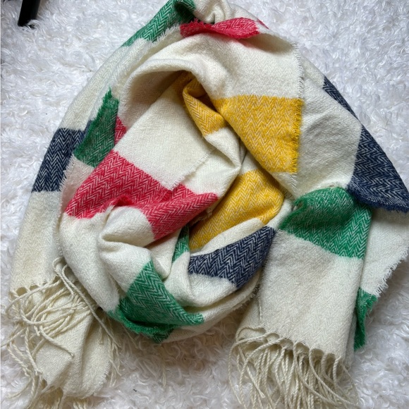 Madison 88th extra long and extra wide colorful stripe scarf - Picture 1 of 3